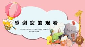 modello ppt animale carino