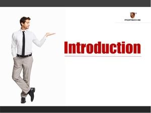 Porsche brand introduction ppt template