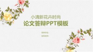 Yenilikçi proje uygulaması savunma ppt şablonu