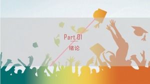 Template ppt pertahanan tesis manajemen proyek