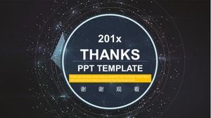 Siyah beyaz minimalist sanat ppt şablonu