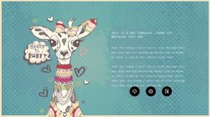 간단한 평면 범용 PPT 템플릿