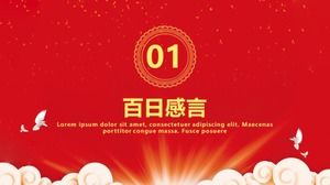 Templat ppt ujian masuk perguruan tinggi sprint 50 hari