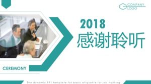 İş görüşmesi görgü kuralları ppt şablonu