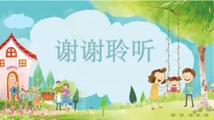 Plantilla ppt de educación sobre seguridad infantil