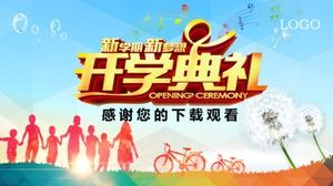 Okul sezonu teması ppt şablonu