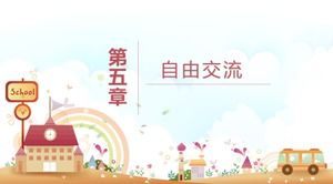 Erfrischende Cartoon-ppt-Vorlage