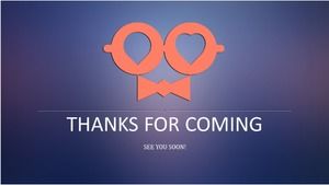 Excellent English interview ppt template