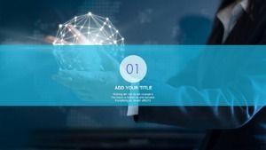 大數據互聯網行業工作總結ppt模板