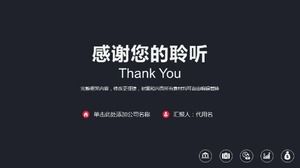 Modèle ppt de plan d'affaires du ministère de l'Investissement