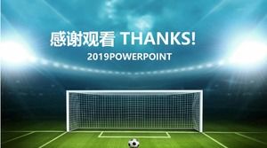 Dynamiczny szablon ppt gry w piłkę nożną