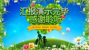 Summer camp activities ppt template