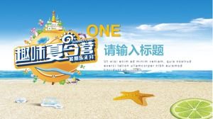 Modello ppt del campo estivo inglese per bambini