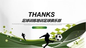 Templat ppt pelatihan sepak bola remaja