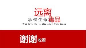 Anti-drug knowledge rule of law class ppt template