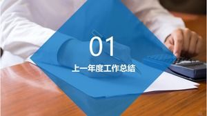 Templat ppt ringkasan akhir tahun keuangan rumah sakit