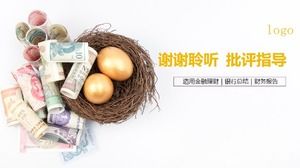 Plantilla ppt de resumen financiero financiero bancario