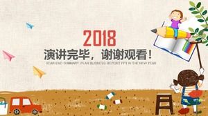 Modèle ppt de plan d'inscription à la maternelle