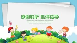 Modèle ppt d'inscription d'été à l'école primaire