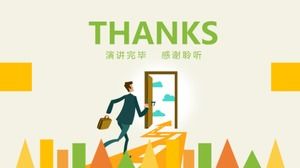 Templat ppt roadshow rencana bisnis mahasiswa perguruan tinggi