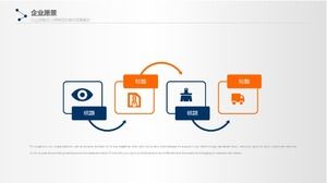 Templat ppt roadshow rencana bisnis