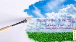 Kindergarten publicity admissions ppt template