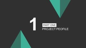 电子商务商业计划书PPT模板