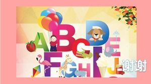 PPT-Vorlage für Englisch-Mikrounterricht