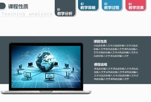 Plantilla ppt de caso de enseñanza de información