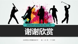 Șablon PPT de cursuri pentru predarea sportului