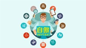 Período de teste de empresa estrangeira para modelo de ppt positivo