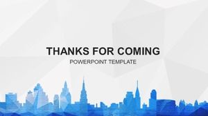 Plantilla ppt de publicidad empresarial de procesamiento