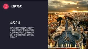 Templat ppt brosur produk perusahaan