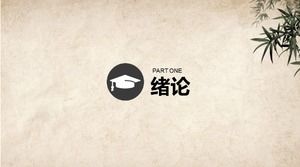 Ppt-Vorlage für die Verteidigung der professionellen Computerarbeit