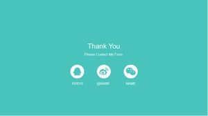 Plantilla ppt de autointroducción en inglés para recién llegados al lugar de trabajo