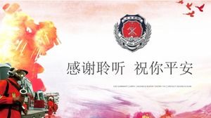 Șablon ppt de cunoștințe privind siguranța la incendiu pentru tutun