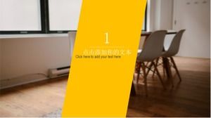 Modello ppt di pubblicità della cultura aziendale per il reclutamento di scuole aziendali