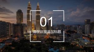 Kampüs etkinliği planlama ppt şablonu