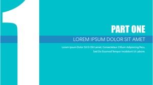 Modello ppt del piano del film