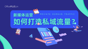 Jak tworzyć ruch w domenie prywatnej - nowy szablon operacji na mediach ppt