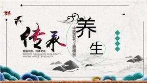 Chinese medicine ppt theme template