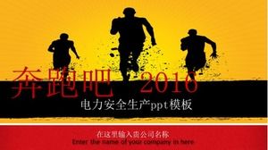 Template ppt produksi keselamatan daya