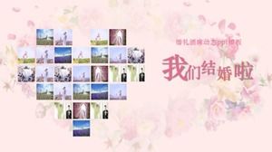 Banquete de boda plantilla ppt dinámica