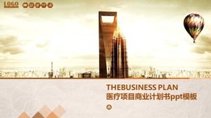 Șablon ppt de plan de afaceri pentru proiect medical