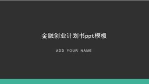 Șablon ppt de plan de afaceri financiar