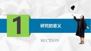 Modello ppt per la difesa finale del progetto di laurea