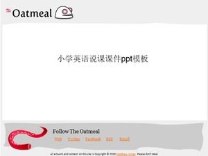 小学英语口语课件PPT模板