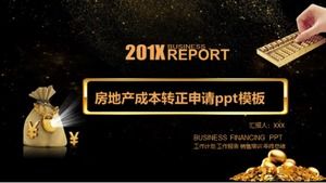 Gayrimenkul maliyeti pozitif uygulama ppt şablonu