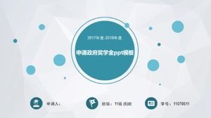 Devlet bursu ppt şablonu için başvuru