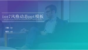 modello ppt dinamico in stile ios7